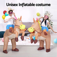 Thumbnail for Inflatable Cowboy Costume Adult Suit Blow Up Party Fancy Dress Halloween Cosplay