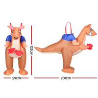 Thumbnail for Inflatable Kangaroo Costume Adult Suit Blow Up Party Fancy Dress Halloween Cosplay