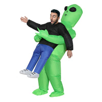 Thumbnail for Inflatable Green Alien Costume Adult Suit Blow Up Party Fancy Dress Halloween Cosplay