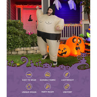 Thumbnail for Inflatable Sumo Costume Adult Suit Blow Up Party Fancy Dress Halloween Cosplay