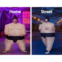 Thumbnail for Inflatable Sumo Costume Adult Suit Blow Up Party Fancy Dress Halloween Cosplay