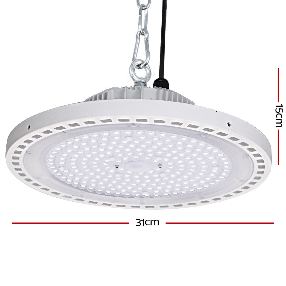 Leier LED High Bay Lights 150W UFO Industrial Shed Warehouse Factory Lamp White