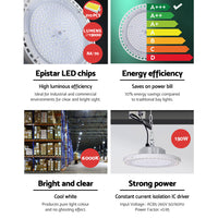 Thumbnail for Leier LED High Bay Lights 150W UFO Industrial Shed Warehouse Factory Lamp White