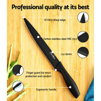 Thumbnail for 5-Star Chef 7PCS Kitchen Knife Set Stainless Steel Non-stick with Sharpener