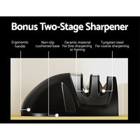 Thumbnail for 5-Star Chef 7PCS Kitchen Knife Set Stainless Steel Non-stick with Sharpener