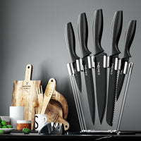 Thumbnail for 5-Star Chef 7PCS Kitchen Knife Set Stainless Steel Non-stick with Sharpener
