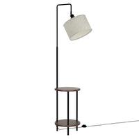 Thumbnail for Artiss Floor Lamp 2 Tier Shelf Storage LED Light Stand Home Room Adjustable Head