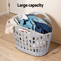 Thumbnail for Artiss Laundry Basket Hamper Large Foldable Washing Clothes Storage Organiser