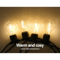 Thumbnail for 77m LED Festoon String Lights Outdoor Christmas Decorations Wedding Garden Party