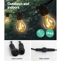 Thumbnail for 77m LED Festoon String Lights Outdoor Christmas Decorations Wedding Garden Party