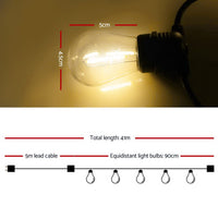 Thumbnail for 41m LED Festoon String Lights Christmas Decorations Wedding Party Outdoor Garden