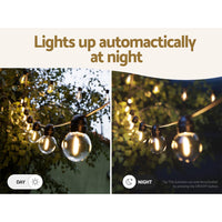 Thumbnail for 17m Solar Festoon Lights Outdoor LED String Light Christmas Wedding Decor