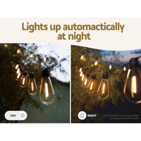 Thumbnail for 17m Solar Festoon Lights Outdoor LED String Light Christmas Party Decor