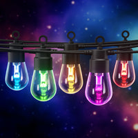 Thumbnail for Gardeon RGB Smart Festoon Lights Outdoor LED String Lights Waterproof WiFi APP