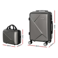 Thumbnail for Wanderlite 2pc Luggage 12