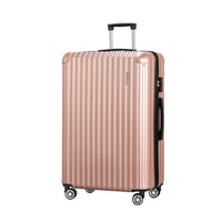 Thumbnail for Wanderlite 28'' Luggage Travel Suitcase Set TSA Carry On Hard Case Rose Gold