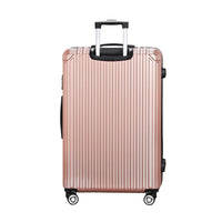 Thumbnail for Wanderlite 28'' Luggage Travel Suitcase Set TSA Carry On Hard Case Rose Gold