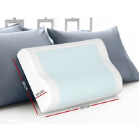 Thumbnail for Giselle Bedding Contour Pillow Cool Gel Twin Pack