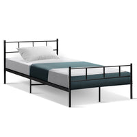 Thumbnail for Artiss Bed Frame King Single Metal Bed Frames SOL