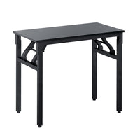 Thumbnail for Artiss Computer Desk Foldable Balck 80CM