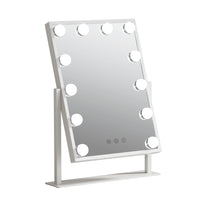 Thumbnail for Embellir Makeup Mirror Hollywood Vanity with LED Light Rotation Tabletop White