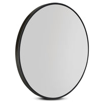 Thumbnail for Embellir Wall Mirror Makeup 50cm Home Decor Framed Mirrors Bathroom Round Black