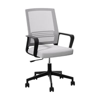 Thumbnail for Artiss Mesh Office Chair Computer Gaming Desk Chairs Work Study Mid Back Grey