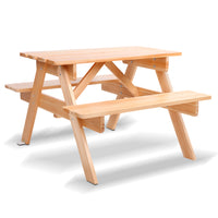 Thumbnail for Keezi Kids Outdoor Table and Chairs Picnic Bench Set Children Wooden