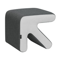 Thumbnail for Artiss Ottoman Foot Stool Arrow Linen Grey
