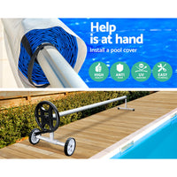 Thumbnail for Aquabuddy Pool Cover Roller 4m Adjustable Swimming Pool Solar Blanket Reel