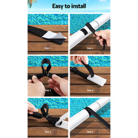 Thumbnail for Aquabuddy Pool Cover Roller Attachment Swimming Pool Reel Straps Kit 8PCS