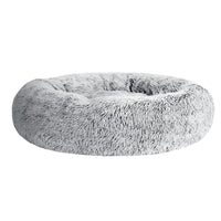 Thumbnail for i.Pet Pet Bed Dog Cat 90cm Large Calming Soft Plush Light Charcoal