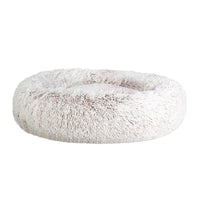 Thumbnail for i.Pet Pet Bed Dog Cat 90cm Large Calming Soft Plush White Brown
