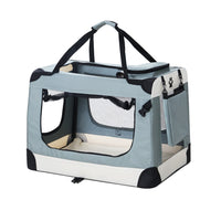 Thumbnail for i.Pet Pet Carrier Soft Crate Dog Cat Travel 70x52CM Portable Foldable Car Large