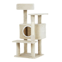 Thumbnail for i.Pet Cat Tree 90cm Scratching Post Tower Scratcher Wood Condo House Bed Trees