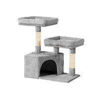 Thumbnail for i.Pet Cat Tree 69cm Scratching Post Tower Scratcher Wood Condo House Bed Trees