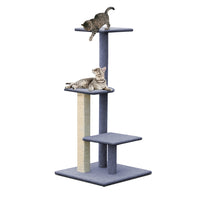 Thumbnail for i.Pet Cat Tree 124cm Scratching Post Tower Scratcher Trees Wood Condo Board