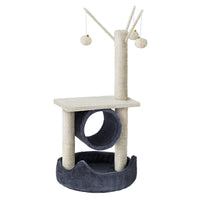 Thumbnail for i.Pet Cat Tree 76cm Scratching Post Tower Scratcher Condo House Hanging toys