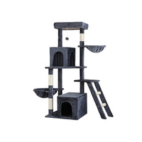 Thumbnail for i.Pet Cat Tree Tower Scratching Post Scratcher 138cm Trees Condo House Grey