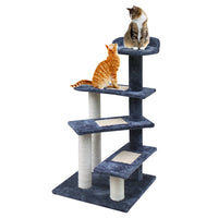 Thumbnail for i.Pet Cat Tree 100cm Scratching Post Scratcher Tower Wood Condo House Trees Bed