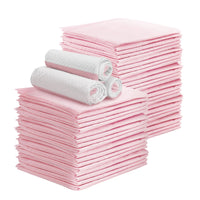 Thumbnail for i.Pet Pet Training Pads 200pcs 60x60cm Puppy Dog Toilet Pee Indoor Super Absorbent Pink