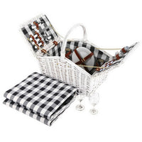 Thumbnail for Alfresco 2 Person Picnic Basket Set Insulated Blanket Bag