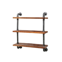 Thumbnail for Artiss Floating DIY Pipe Shelf 3 Tiers - IRMA