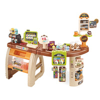 Thumbnail for Keezi Kids Pretend Role Play Grocery Supermarket 52 Piece Playset Cash Register