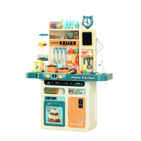 Thumbnail for Keezi Kids Kitchen Pretend Play Set Cooking Sound Steam Light Function