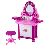 Thumbnail for Keezi Kids Pretend Makeup Play Set Dressing Table Chair Girls Toys Children