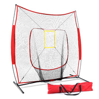 Thumbnail for Everfit 7ft Baseball Net Pitching Kit with Stand Softball Training Aid Sports