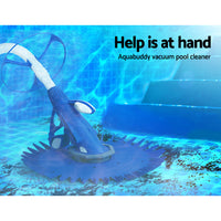 Thumbnail for Aquabuddy Pool Cleaner Automatic Vacuum Floor Climb Swimming Wall Pool 10M Hose