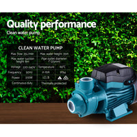 Thumbnail for Giantz Peripheral Water Pump Garden Boiler Car Wash Auto Irrigation House QB60