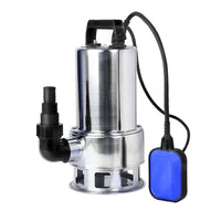 Thumbnail for Giantz Garden Submersible Pump 1800W Dirty Water Bore Tank Well Steel Sewerage